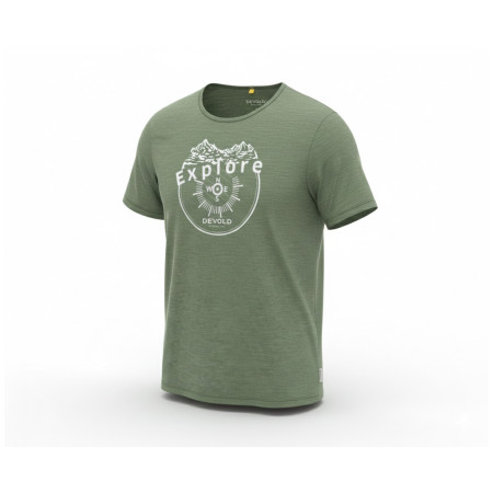 Мъжка тениска Devold Active Explore Tee Man зелен Forest