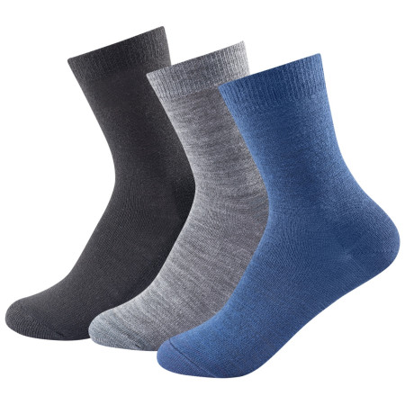 Детски чорапи Devold Daily Light Kid Sock 3pk син KidMix