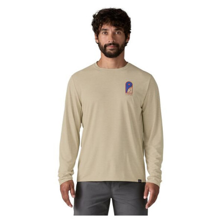 Мъжка тениска Patagonia M's L/S Cap Cool Daily Graphic Shirt - Lands