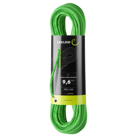Въже Edelrid Tommy Caldwell Pro Dry DT 70m зелен NeonGreen