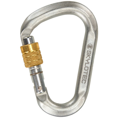 Карабинер Skylotec Snappy Steel SG (screw gate) сребърен silver