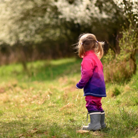 Софтшел детски панталон WAMU Mozaika purple