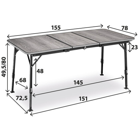 Маса Brunner Elùtop Compack Square 100