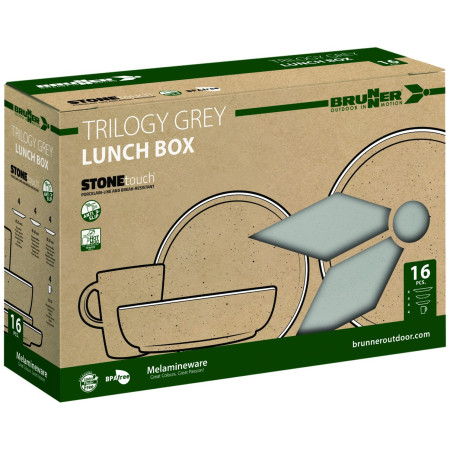Комплект прибори Brunner Lunch Box Trilogy Grey