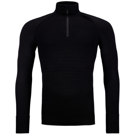 Функционален мъжки суичър Ortovox 230 Competition Zip Neck черен BlackRaven