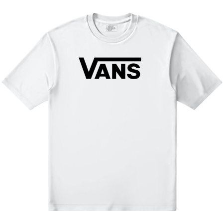 Мъжка тениска Vans Classic Drop V SS Crew Tee-B бял White/Black
