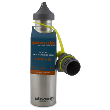 Бутилка Pinguin Бутилка за пиене от неръждаема стомана Bottle S 0.8л