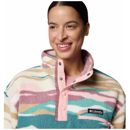 Дамски суитшърт Columbia Helvetia™ II Printed Cropped Half Snap