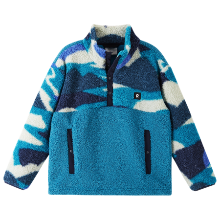 Детски функционален суитшърт Reima Muhku Sparkly Blue син Sparkly Blue