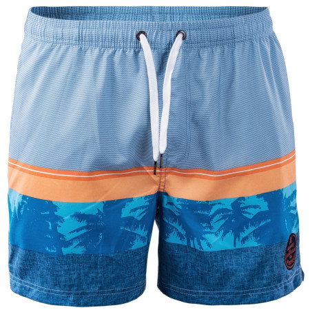 Мъжки бански Aquawave Palawan син Blue/Orange/PalmPrint
