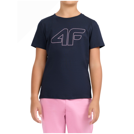 Детска тениска 4F Tshirt F3602 Navy тъмно син Navy