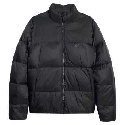 Мъжко яке 4F Down Jacket M601 черен DEEP BLACK