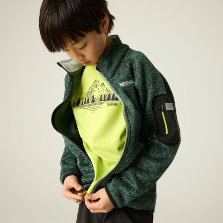 Детски суитшърт Regatta Junior Newhill DrkForGlacGr