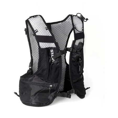 Жилетка за бягане Silva Strive Light 10 черен/бял