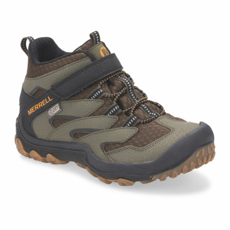Детски обувки Merrell Chameleon 7 Mid A/C Waterproof кафяв Dusty/Olive
