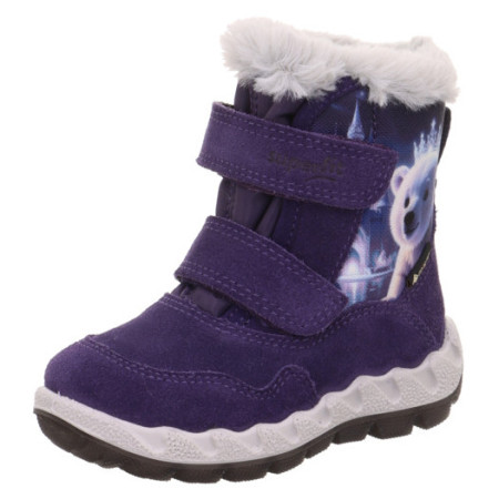 Детски зимни ботуши Superfit Icebird Lila/Grau лилав Lila/Grau