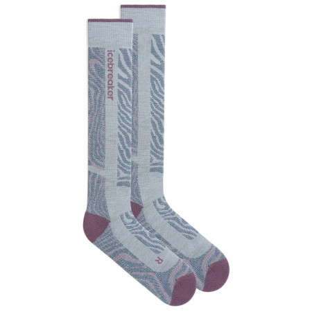 Дамски чорапи Icebreaker W Mer Ski+ Medium OTC Mountain Contour