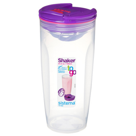 Шейкър Sistema Shaker To Go 700ml лилав