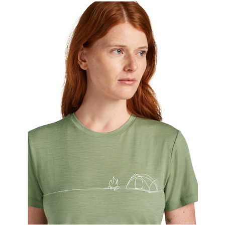 Дамска функционална блуза Icebreaker W Mer 150 Tech Lite SS Tee Single Line C