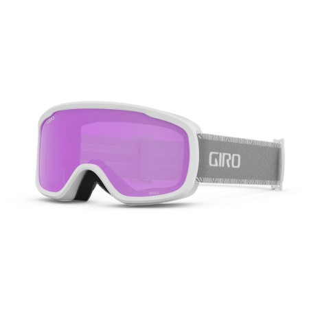 Дамски скиорски очила Giro Moxie бял White Grey Chute Amber Pink/Yellow