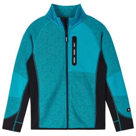 Детски функционален суитшърт Reima Liukuen Aquatic Blue син Aquatic Blue