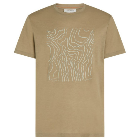 Функционална мъжка тениска Icebreaker M 150 Tech Lite SS Tee Great Heights светлокафяв Cumin