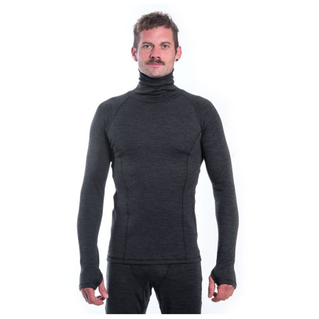 Функционална мъжка тениска Sensor Merino Bold Roll Neck с дълъг ръкав