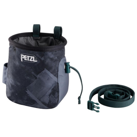 Плик за магнезий Petzl Saka сив Dark Gray