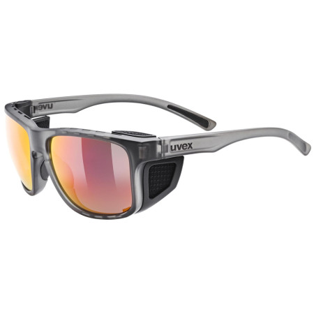 Слънчеви очила Uvex Sportstyle 312 черен/червен Smoke Matt/Mir.Red