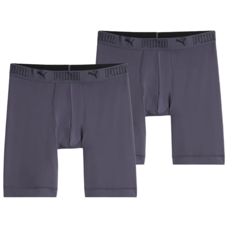 Мъжки боксерки Puma Sport Microfiber Long Boxer 2P