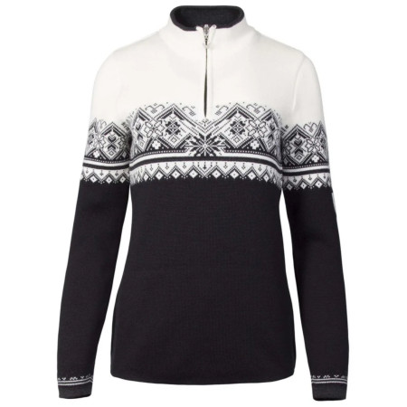 Дамски пуловер Dale of Norway Moritz Fem Sweater черен/бял Black White Darkcharcoal