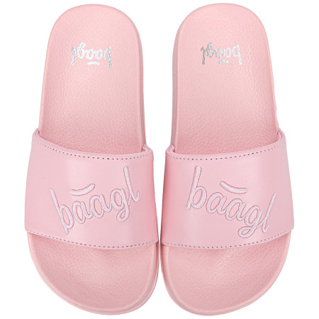 Детски чехли Baagl Logo Pink