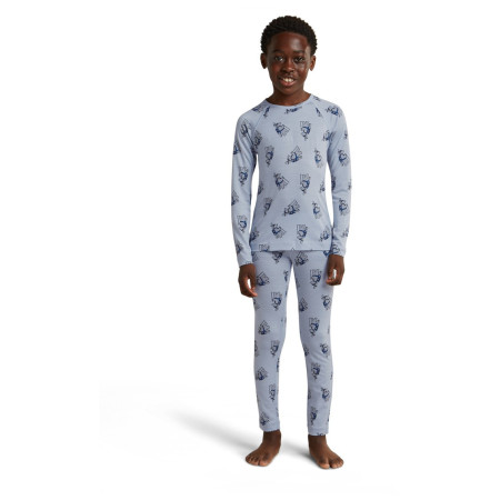 Детско функционално долно бельо Icebreaker Kids M 200 Oasis Leggings Bear Tour AOP