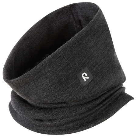 Детска шал яка Reima Saarto Black Melange черен/сив Black Melange