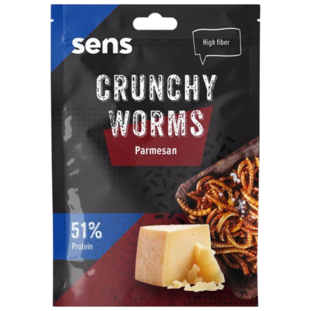 Ядливи червеи Sens Kořenění červíci - Parmazan 12 g