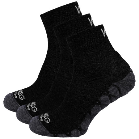 Чорапи Warg Endurance Merino Mid 3-pack черен Black