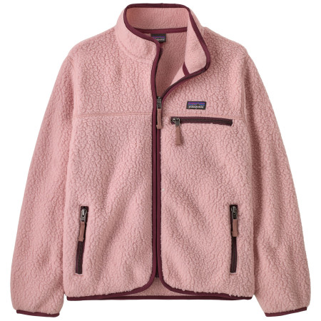 Детски суитшърт Patagonia K's Retro Pile Jacket - Fuzzy Mauve розов Fuzzy Mauve
