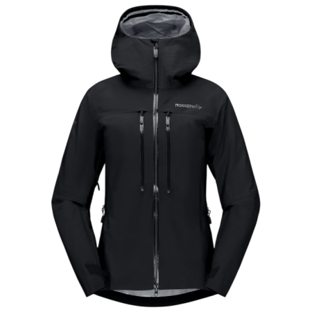 Дамско туристическо яке Norrona Trollveggen Gore-Tex Pro Light Jacket черен Caviar Black