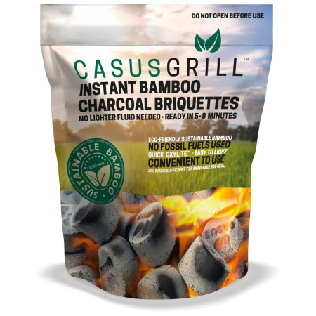 Брикети за скара CasusGrill Bamboo Charcoal Briquettes