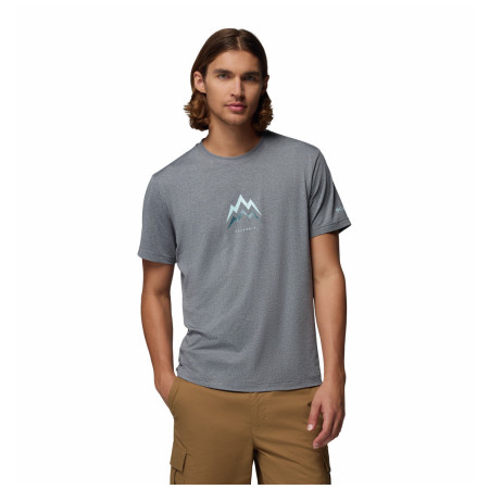 Мъжка тениска Columbia Parsons Point™ SS Graphic Tee сив City Grey Heather, Pointed Peaks