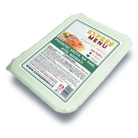 Готова храна Expres menu Пикантно пуешко с ориз и къри 380 г