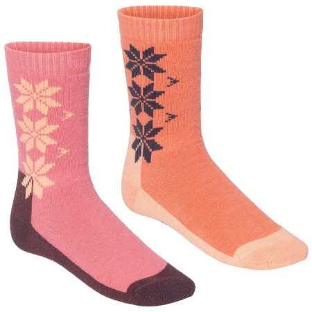 Комплект чорапи Kari Traa Kt Wool Sock 2 Pk розов Cor