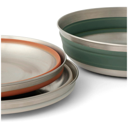 Сгъваема купа Sea to Summit Detour Stainless Steel Collapsible Bowl M