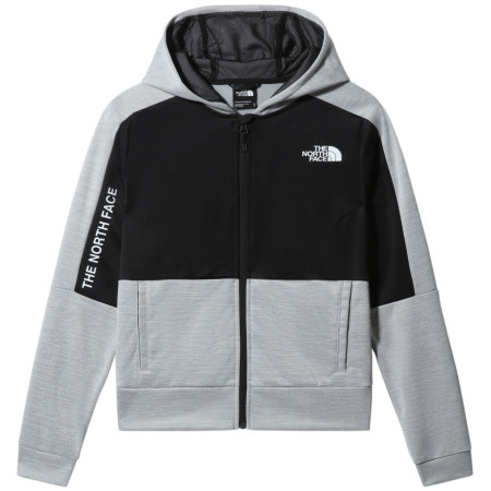 Дамски суичър The North Face Ma Full Zip Fleece сив/черен