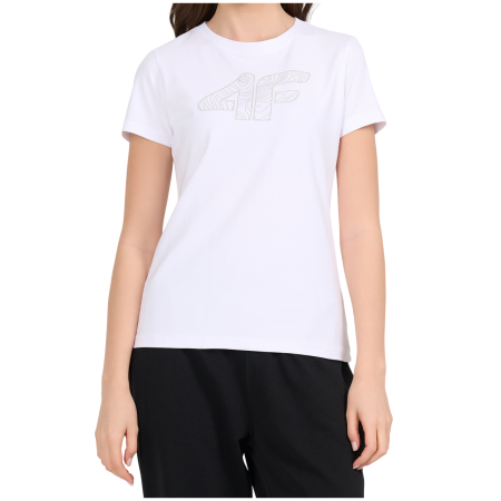 Дамска тениска 4F Tshirt F3309 бял White