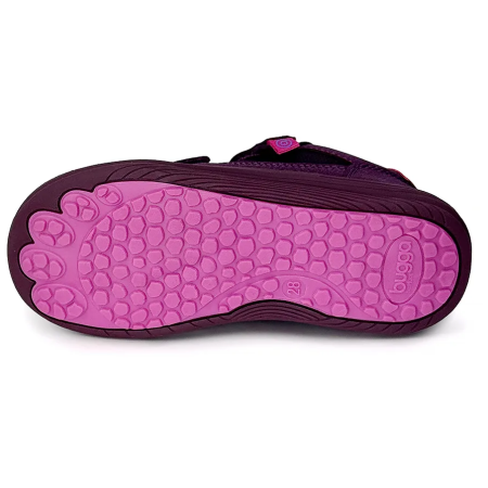 Dětské celoroční barefoot boty Bugga Safi Dark Purple