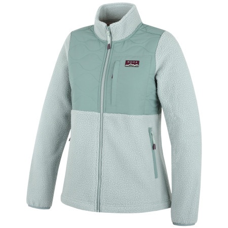 Дамски суитшърт MOOA Sherpa светло зелен pale teal