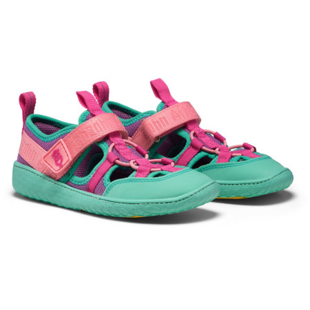 Детски сандали Affenzahn Sandal Vegan Roughy тюркоазен Owl