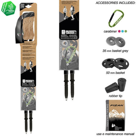 Туристически щеки Fizan Compact Tech