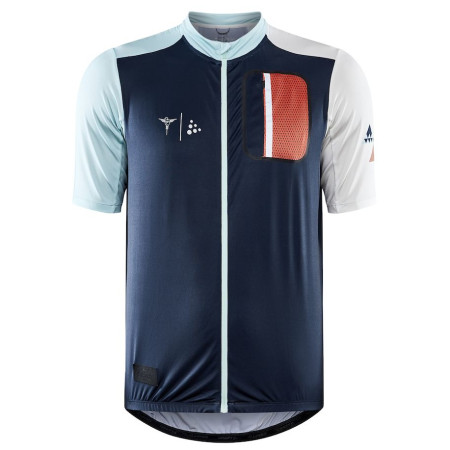 Мъжка колоездачна фланелка Craft Adv Hmc Offroad тъмно син DkNavy/Mint